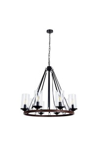 Подвесная люстра Arte Lamp Dalim A7014SP-8BK