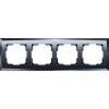 Рамка на 4 поста Werkel Diamant черный W0041208 4690389158841, купить в Минске по самой низкой цене