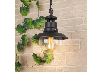 Уличный подвесной cветильник Elektrostandard Talli H GL 3002H черный a038483