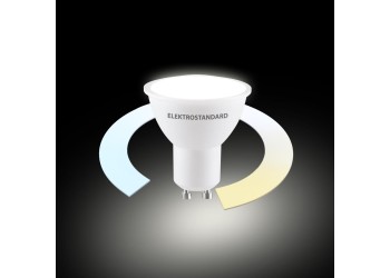 Умная лампа GU10 LED 7W 3300К-6500К CCT+DIM (BLGU1018) Elektrostandard a071006