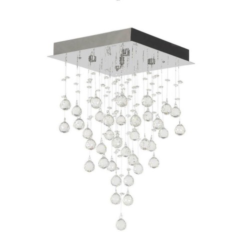 Каскадная люстра Lucia Tucci Grappolo 1800.4 Silver, купить в Минске по самой низкой цене