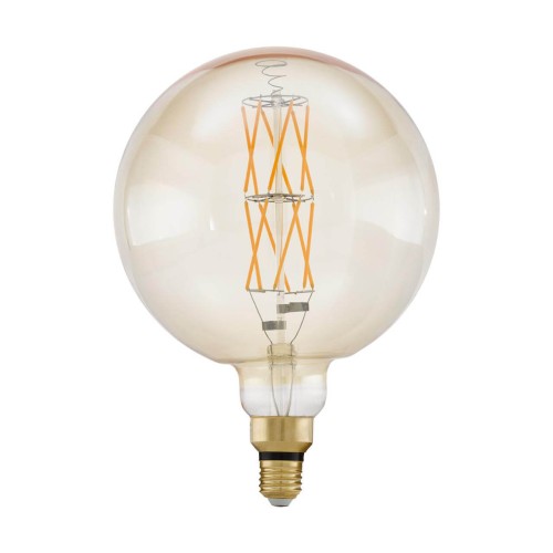 Лампа светодиодная филаментная диммируемая Eglo E27 8W 2100К янтарь 11687, купить в Минске по самой низкой цене