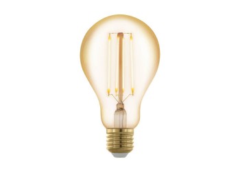 Лампа светодиодная филаментная диммируемая Eglo E27 4W 2200К янтарь 12858