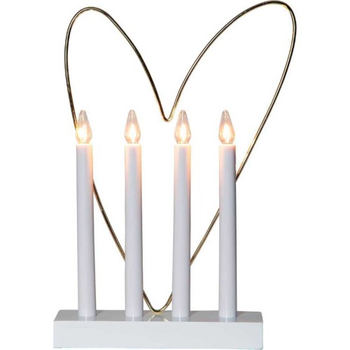 Подсвечник новогодний Eglo GLOSSY HEART 410978, купить в Минске по самой низкой цене