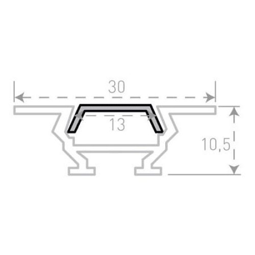 Встраиваемый профиль с рассеивателем SWG RC-1030 000084, купить в Минске по самой низкой цене