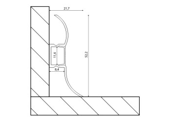 Профиль с экраном SWG ARC-5319PL 001762