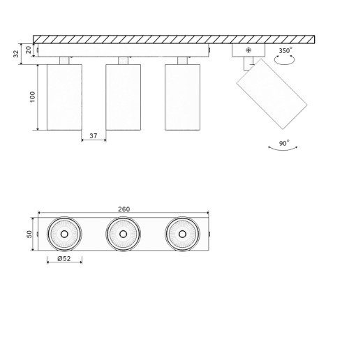 Основание для светильника SWG Mini-VL-M13-WH 004874, купить в Минске по самой низкой цене