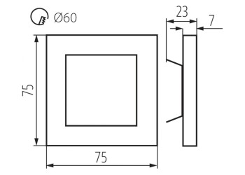 Подсветка для лестницы Kanlux Apus 23107