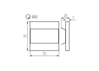 Подсветка лестницы Kanlux TERRA LED AC B-NW 26846