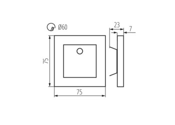 Подсветка лестницы Kanlux APUS LED PIR WW 27370