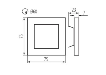 Подсветка для лестницы Kanlux Apus 27378