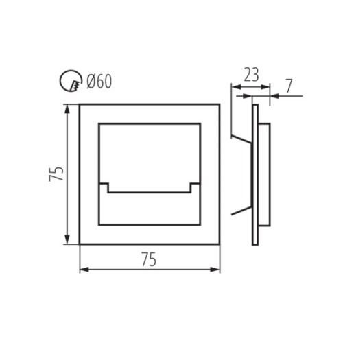 Подсветка для лестницы Kanlux Sabik 29855, купить в Минске по самой низкой цене