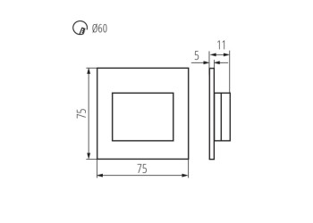 Подсветка для лестницы Kanlux Erinus 33336