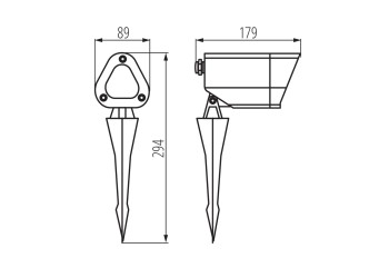 Грунтовый светильник Kanlux VORA SP 20 GR 36565