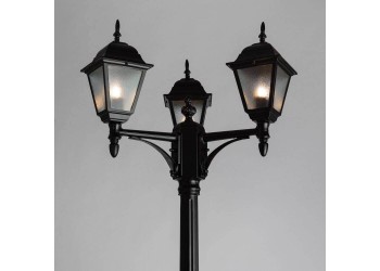 Садово-парковый светильник Arte Lamp Bremen A1017PA-3BK