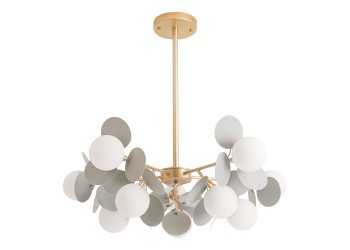 Люстра на штанге Arte Lamp PEACOCK A1369SP-10GY