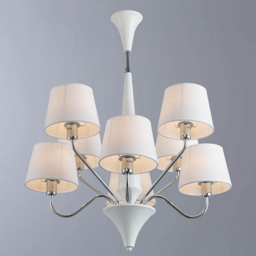 Подвесная люстра Arte Lamp A1528LM-8WH, купить в Минске по самой низкой цене