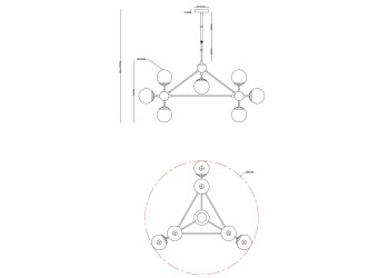 Подвесная люстра Arte Lamp Bolla A1664SP-10BK