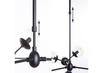 Подвесная люстра Arte Lamp BOLLA A1664SP-12BK