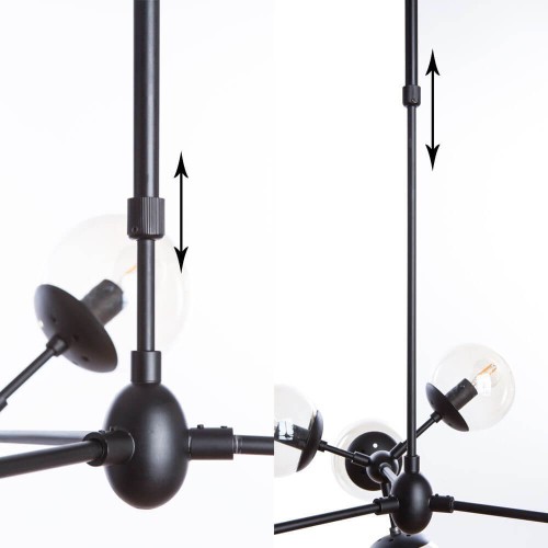 Подвесная люстра Arte Lamp BOLLA A1664SP-12BK, купить в Минске по самой низкой цене