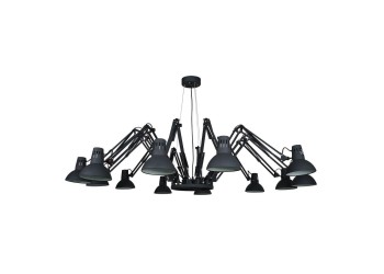 Подвесная люстра Arte Lamp Ragno A2043SP-12BK