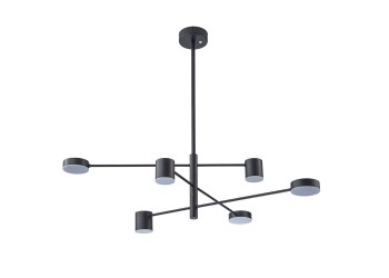 Люстра на штанге Arte Lamp STANLEY A2476PL-40BK