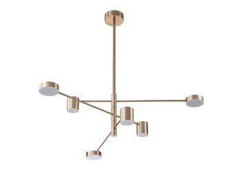 Люстра на штанге Arte Lamp STANLEY A2476PL-40PB