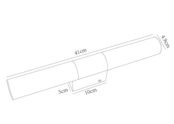 Подсветка для зеркал Arte Lamp Callisto A2828AP-1AB