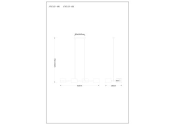 Подвесная люстра Arte Lamp Sebastian A7051SP-4WH