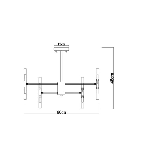 Подвесная люстра Arte Lamp Ramona A7410PL-24CC, купить в Минске по самой низкой цене