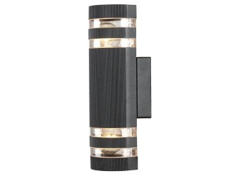 Уличный настенный светильник Arte Lamp Metro A8162AL-2BK