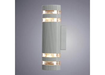 Уличный настенный светильник Arte Lamp Metro A8162AL-2GY