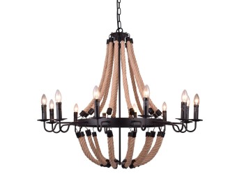 Подвесная люстра Arte Lamp Marsiglia A8956LM-12BK