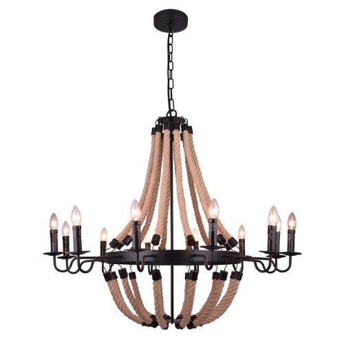 Подвесная люстра Arte Lamp Marsiglia A8956LM-12BK, купить в Минске по самой низкой цене