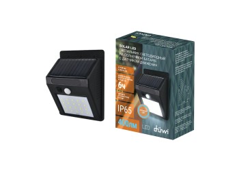 Архитектурный настенный светодиодный светильник Duwi Solar LED на солнеч. бат. с датчиком движ. 25013 5