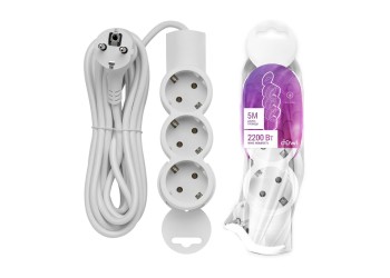 Удлинитель Duwi 3гн 5м с/з 32006 9