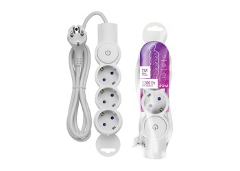 Удлинитель Duwi 3гн 2м с/з 32007 6