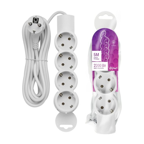 Удлинитель Duwi 4гн 5м с/з 32013 7, купить в Минске по самой низкой цене