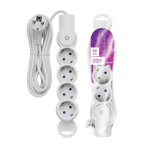 Удлинитель Duwi 4гн 5м с/з 32015 1, купить в Минске по самой низкой цене