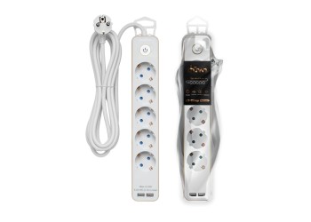 Удлинитель Duwi 2хUSB 5гн 3м с/з 32070 8