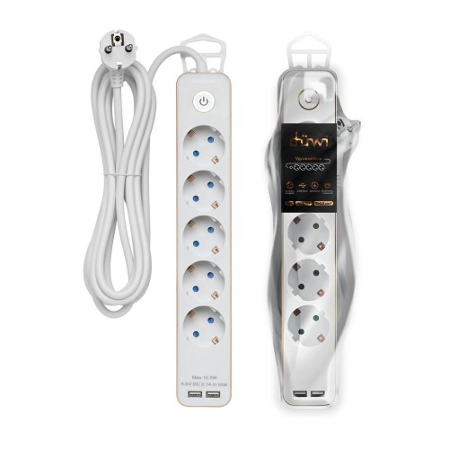 Удлинитель Duwi 2хUSB 5гн 3м с/з 32070 8, купить в Минске по самой низкой цене