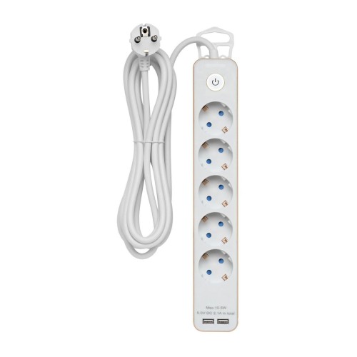 Удлинитель Duwi 2хUSB 5гн 3м с/з 32070 8, купить в Минске по самой низкой цене