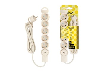 Сетевой фильтр Duwi 5гн 3м с/з 32572 7