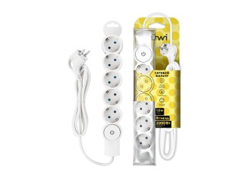 Сетевой фильтр Duwi 5гн 1,5м с/з 32574 1