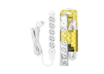 Сетевой фильтр Duwi 5гн 5м с/з 32577 2