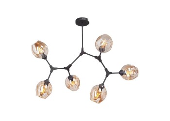 Подвесная люстра Elvan LU-113/6-Е27-Bl