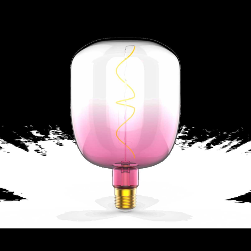 Лампа светодиодная филаментная Gauss E27 5W 1800K розовая 1010802105, купить в Минске по самой низкой цене