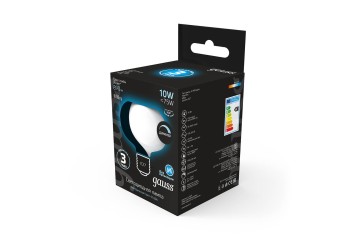 Лампа светодиодная филаментная диммируемая Gauss E27 10W 4100К матовая 1017802210-D