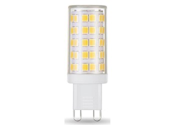 Лампа светодиодная диммируемая Gauss G9 5,5W 3000К прозрачная 107309155-D