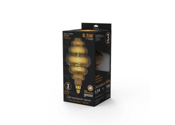 Лампа светодиодная филаментная Gauss E27 8,5W 1800K серая 161802005